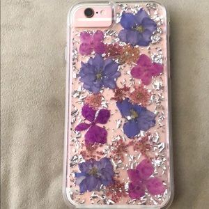 Case-mate karat petals purple flower iPhone case